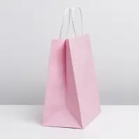 Пакет подарочный крафтовый, упаковка, Sweet, 22 х 25 х 12 см