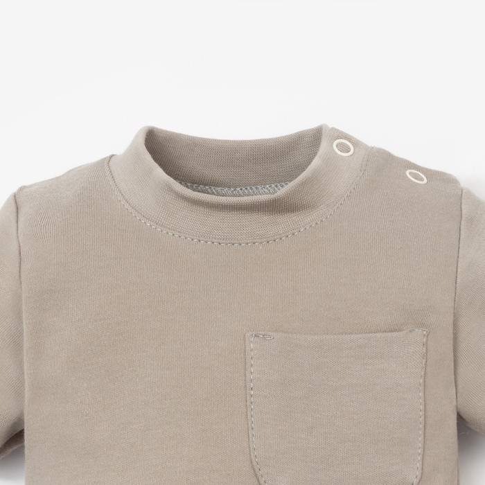 Футболка Крошка, Я BASIC LINE, рост 68-74 см, бежевый Футболка Крошка, Я BASIC LINE, рост 68-74 см, бежевый