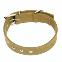 Ошейник брезентовый безразмерный двухслойный, 72 х 3,5 см, песочный Ошейник брезентовый безразмерный двухслойный, 72 х 3,5 см, песочный