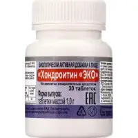 Хондроитин "ЭКО" №30, таб массой 1000 мг, банка
