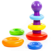 Пирамидка &laquo;Колечко-шар&raquo;, 8 элементов, h=240 мм