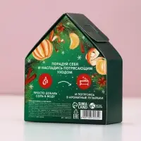 Чистое счастье соль для ванны с сухой пеной "Уютного Нового года", снежный мандарин, 300 гр
