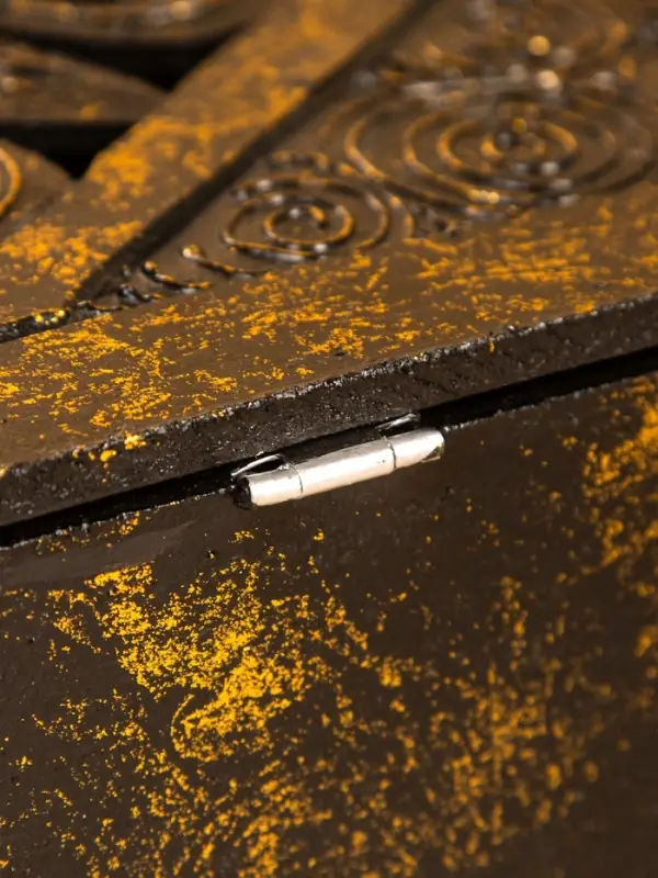 Шкатулка "Завитки" 24х18х9 см, МДФ