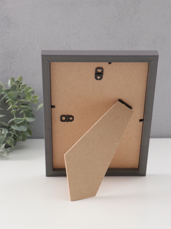 Фоторамка пластик "МИРАМ" 15х21 см, т.серый