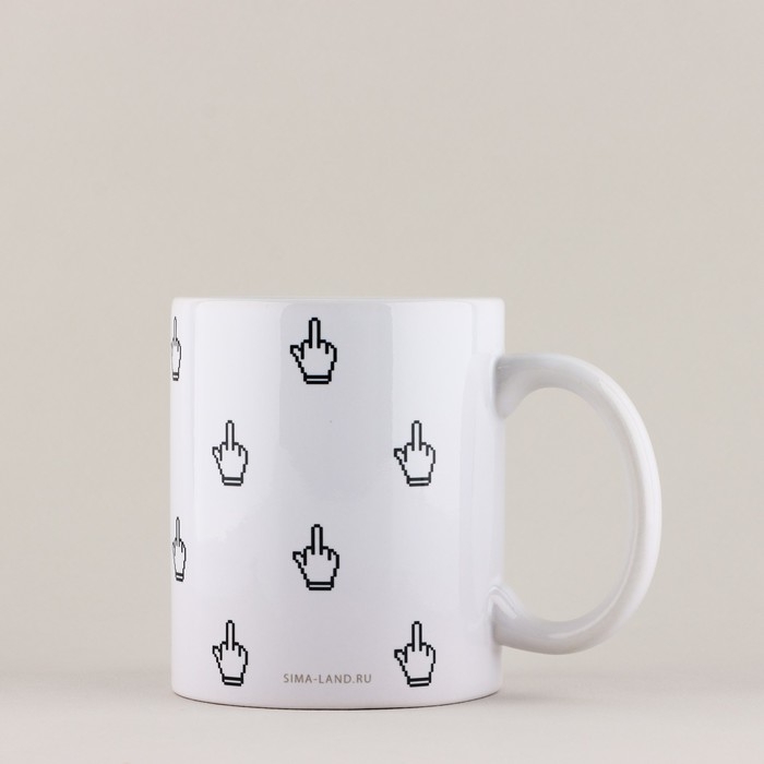 Кружка керамическая &laquo;Искренние оскорбления&raquo;, 320 мл, цвет белый 18+