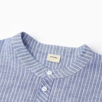 Рубашка мужская MINAKU в полоску, белая/голубая, размер 48