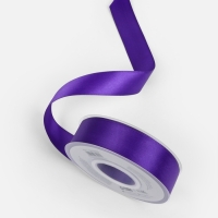 Лента атласная двухсторонняя №0470 25мм*25&plusmn;1м фиолетовый TR