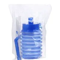 Помпа для воды, механическая, прозрачная, под бутыль от 11 до 19 л, голубая