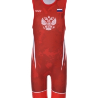 Трико борцовское FIGHT EMPIRE, WT500R, красное, размер 160