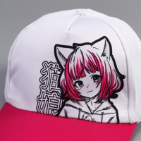 Кепка детская для девочки &laquo;Девочка&raquo;, аниме, р-р 52-54, 5-7 лет