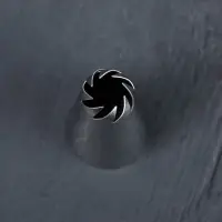 Насадка кондитерская &laquo;Закрытая роза&raquo;, d=2,3 см, выход 0,9 см, нержавеющая сталь