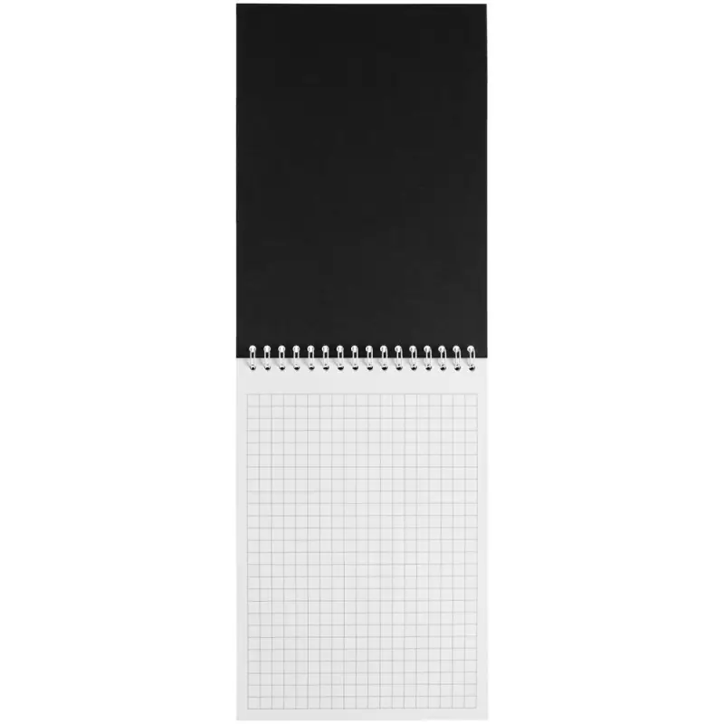 Блокнот Dali Mini в клетку, черный