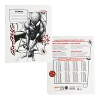 Тетрадь в клетку 18 листов, 5 видов МИКС, обложка мелованный картон, &laquo;Человек-паук&raquo;