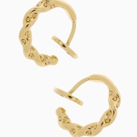 Клипсы &laquo;Тренд&raquo; кольцо переплетение, цвет золото