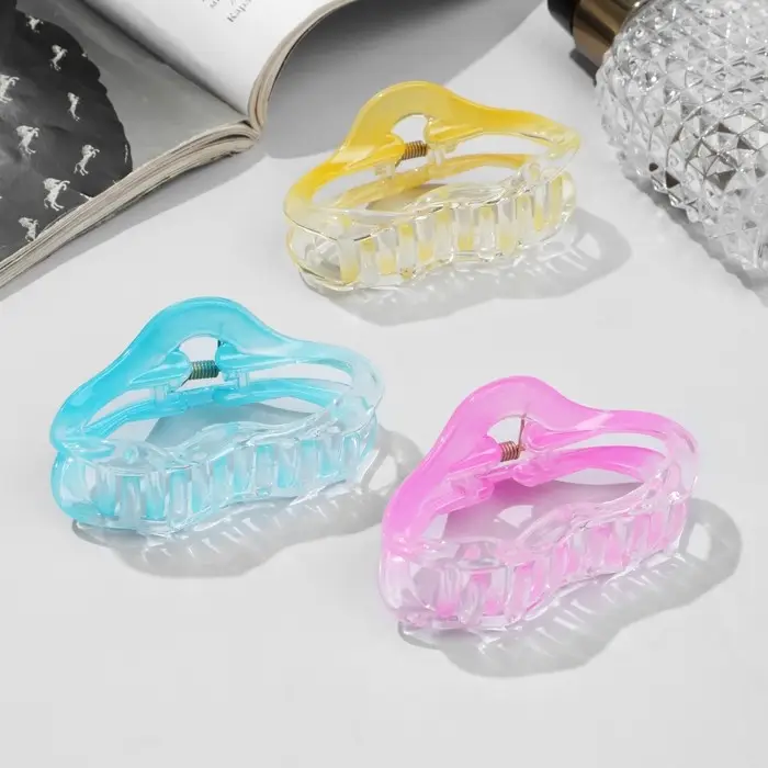 Крабик для волос &laquo;Альба&raquo;, овал колор, 7 см, МИКС