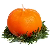 Свеча &laquo;Ящик мандаринов&raquo;