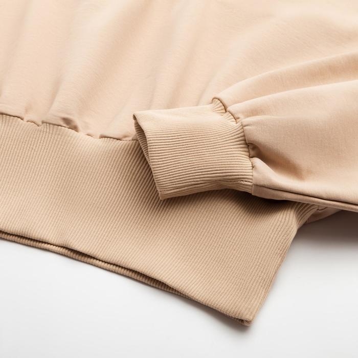 Костюм (свитшот, брюки) MINAKU: Casual Collection цвет бежевый, размер 42 Костюм (свитшот, брюки) MINAKU: Casual Collection цвет бежевый, размер 42