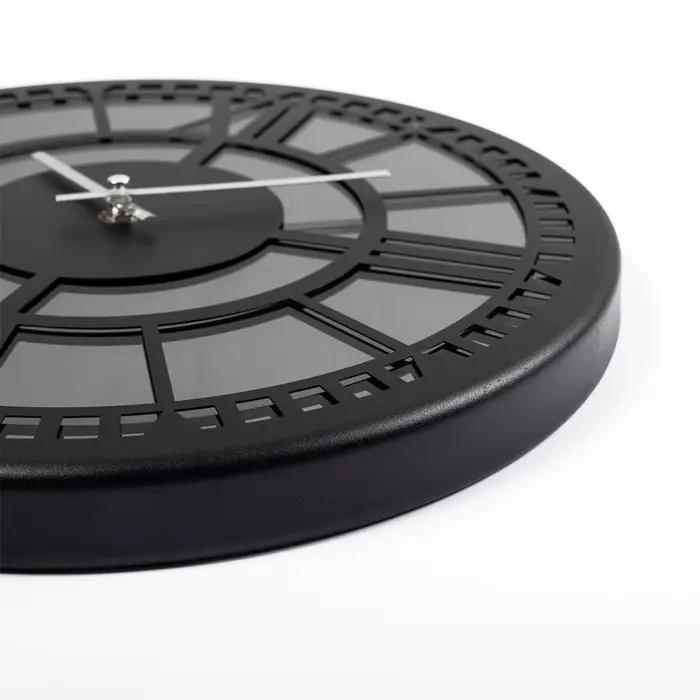 Часы настенные, интерьерные, бесшумные, d-32 см, металл с зеркалом