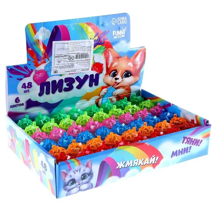 Лизун - слайм &laquo;Коктейль&raquo;, МИКС