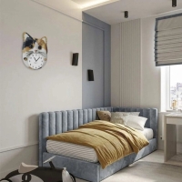 Часы настенные "Agat ", кошечка, интерьерные, детские, плавный ход, d-33,5 см