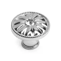 Ручка кнопка ТУНДРА РК116GP, цвет хром