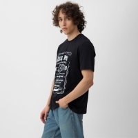 Футболка мужская KAFTAN Настоящий, черный, размер M Футболка мужская KAFTAN Настоящий, черный, размер M