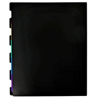 Нотная папка - 10 файлов 20 листов черная