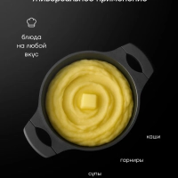 Кастрюля 4,4 литра с крышкой антипригарная литой