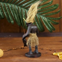 Сувенир &laquo;Абориген-рыбак&raquo;, 22 см, дерево