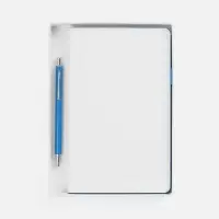 Набор White Shall, бело-голубой