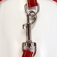 Комплект амуниции "Жаккард", поводок 120 х 1 см, красный