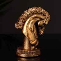 Фигура "Конь " 9х6 см, цвет бронза