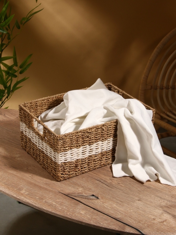 Корзина плетеная 40х30х17 см, сиграсс