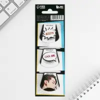 Закладки магнитные для книг, 3 шт &laquo;Комикс&raquo;