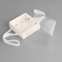 Коробка под бенто-торт 14 х 14 х 8 см