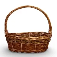 Набор корзин 3 шт Ротанг 31х26х12 26х22х11 23х18х9 см ручка h=25/23/21 см