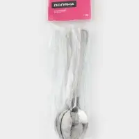 Набор ложек столовых 6 шт "Эмили" 20,5 см, цвет серебро