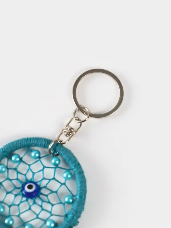 Брелок "Ловец снов" 17 см, цв. бирюзовый