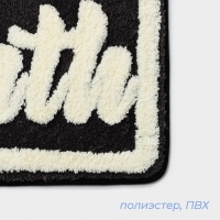 Коврик для ванной и туалета SAVANNA &laquo;Bath&raquo;, 40&times;60 см, цвет чёрный