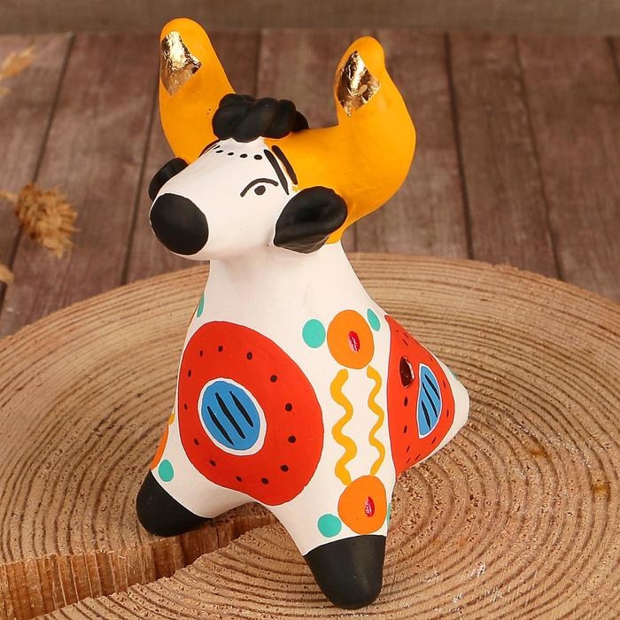 Дымковская игрушка &laquo;Свистулька Лошадка&raquo; 8&times;9&times;4 см, микс