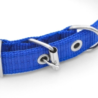 Ошейник "Комфорт" комбинированный (полиэстер, искусств. кожа), 45 х 2 см, ОШ 30-39 см, синий Ошейник "Комфорт" комбинированный (полиэстер, искусств. кожа), 45 х 2 см, ОШ 30-39 см, синий