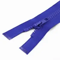 Молния &laquo;Трактор&raquo;, №5, разъёмная, замок автомат, 50 см, цвет электрик, цена за 1 штуку