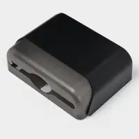 Диспенсер бумажных полотенец в листах, пластик черный