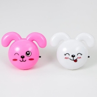 Ночник LED "Кролик", 7 см, 4W (V220) МИКС пластик RISALUX