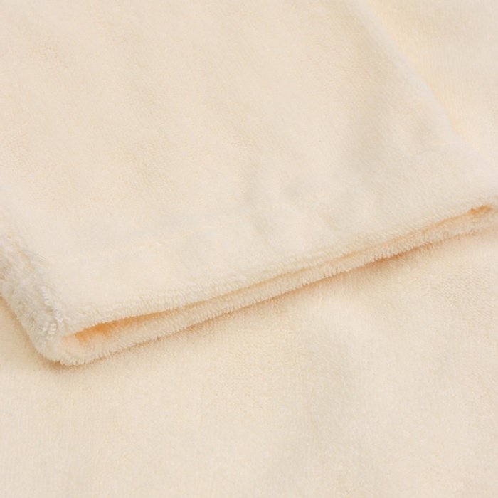 Халат махровый с капюшоном женский SL HOME: Basic "Айвори", р-р L, 100% хл, 420 г/м2