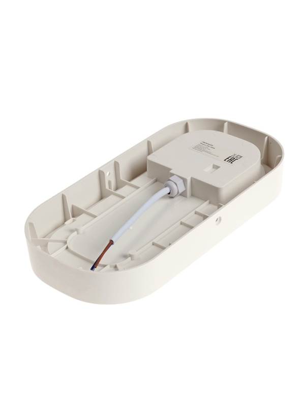 Светильник светодиодный, 24 Вт, IP54, 4000К, 220 В, овал, белый