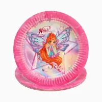 Тарелка одноразовая 18 см, набор 10 шт, ВИНКС