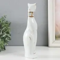 Фигурка керамика &laquo;Кошка египетская, белая&raquo; 21&times;5.5&times;6 см