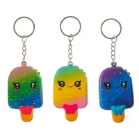 Мялка-сквиш &laquo;Эскимо&raquo;, на брелоке, цвета МИКС