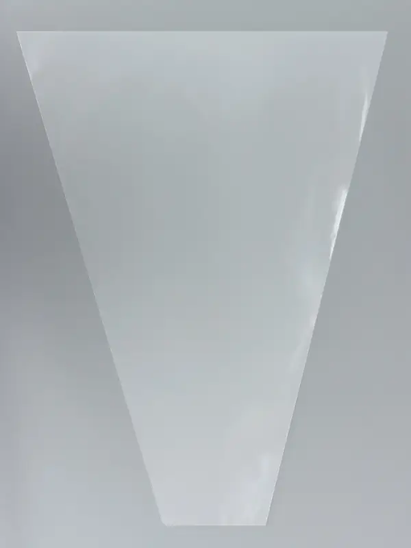 Пакет для цветов конус "Алиса", прозрачный, 45 х 60 см